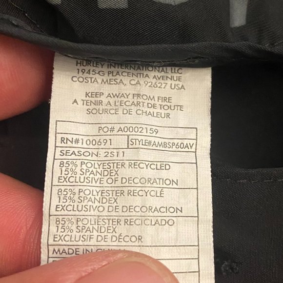 Hurley Phantom Hybrid Shorts - Size 36 - Picture 5 of 6